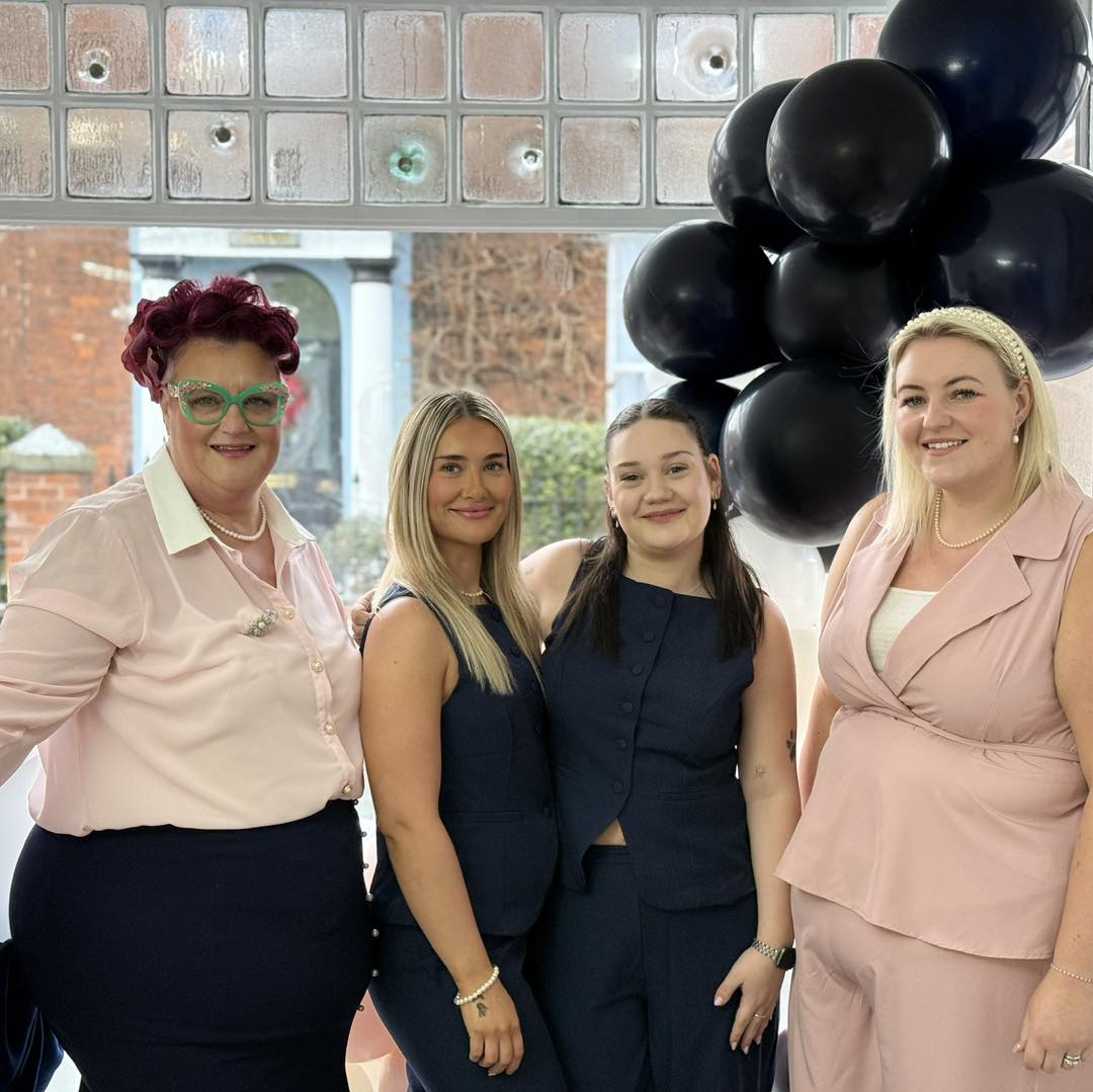 The Pearlescent team together in the salon